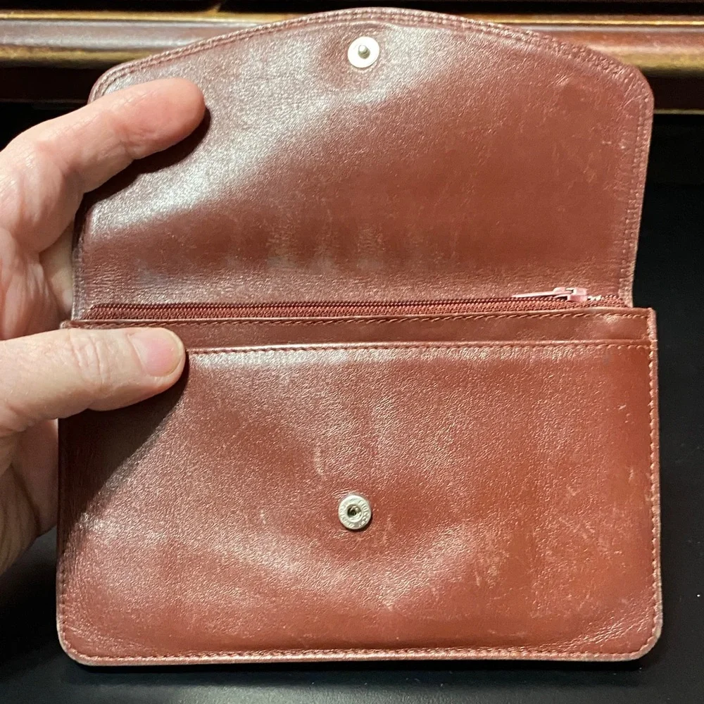 Enny Vintage burgundy wallet